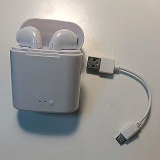 pof様専用 ワイヤレスイヤホン iPhone USB コードレス イヤホン(ヘッドフォン/イヤフォン)