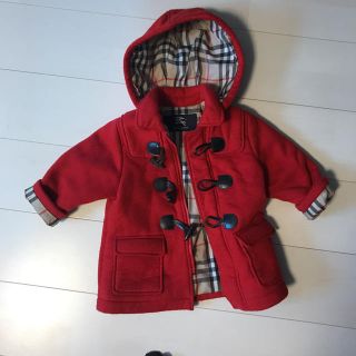 バーバリー(BURBERRY)のバーバリー ダッフルコート 赤  (コート)