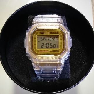 ジーショック(G-SHOCK)のG-SHOCK  グレイシアゴールド　DW-5035E-7JR 35周年限定(腕時計(デジタル))