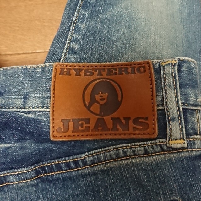 HYSTERIC GLAMOUR(ヒステリックグラマー)のヒステリックグラマー 加工デニム スリムパンツ レディースのパンツ(デニム/ジーンズ)の商品写真