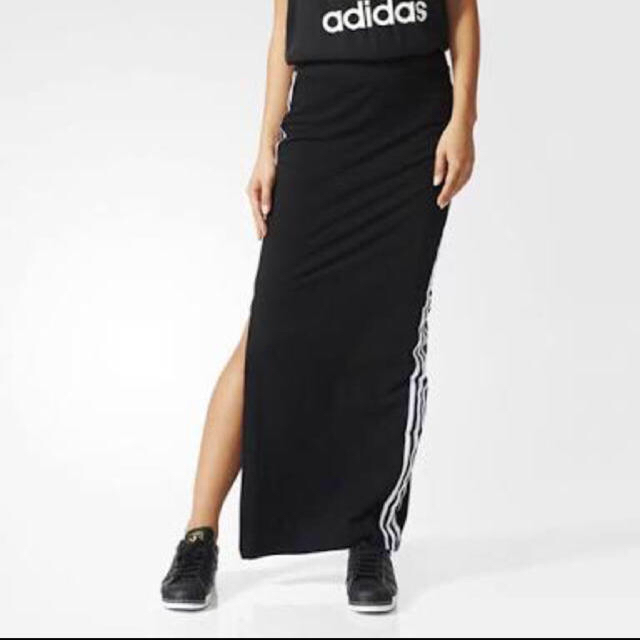 adidas(アディダス)のadidas スリット ロングスカート♡ レディースのスカート(ロングスカート)の商品写真