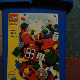 レゴ(Lego)のレゴ基本セット　青いバケツ7335(知育玩具)