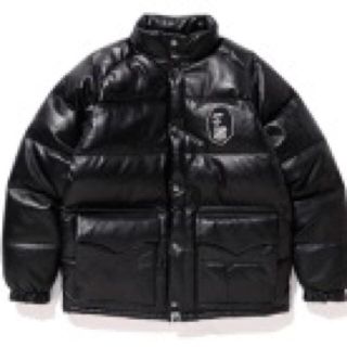 アベイシングエイプ(A BATHING APE)のbape undftd classic leather down jacket (ダウンジャケット)