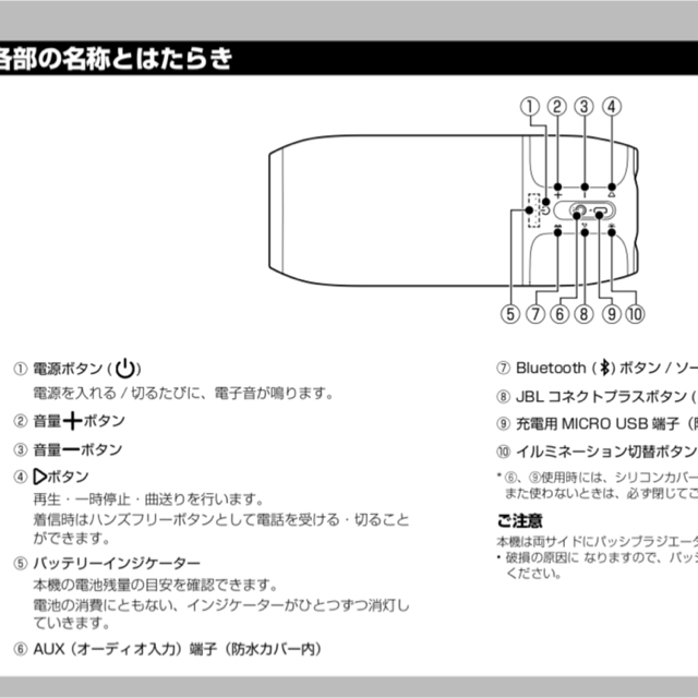 JBL PULSE 3 Bluetoothスピーカー IPX7防水 ブラック スマホ/家電/カメラのオーディオ機器(スピーカー)の商品写真