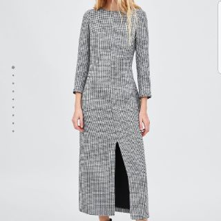 ザラ(ZARA)のZARA今期チェックワンピース(ひざ丈ワンピース)