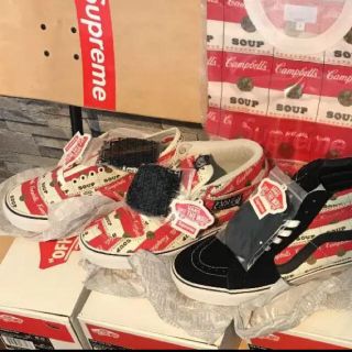 シュプリーム(Supreme)の3足セット Supreme Campbell's VANS キャンベルスープ(スニーカー)