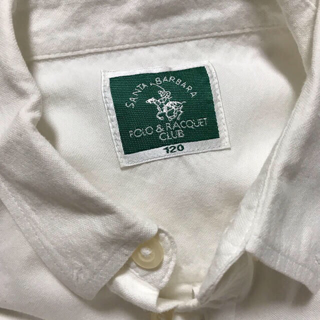 Polo Club(ポロクラブ)の男の子ワイシャツ  長袖  120センチ キッズ/ベビー/マタニティのキッズ服男の子用(90cm~)(ドレス/フォーマル)の商品写真