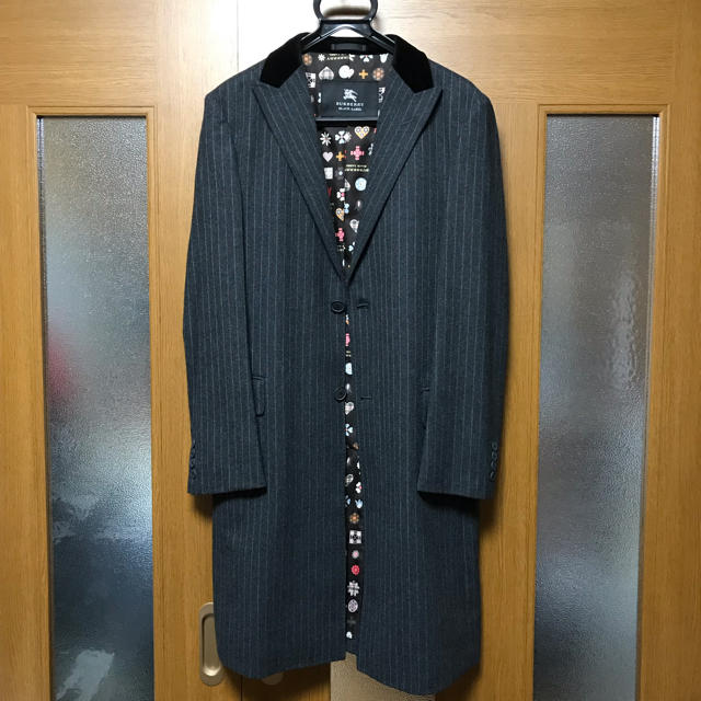 BURBERRY BLACK LABEL(バーバリーブラックレーベル)のBURBERRY BLACKLABEL チェスターコート メンズのジャケット/アウター(チェスターコート)の商品写真