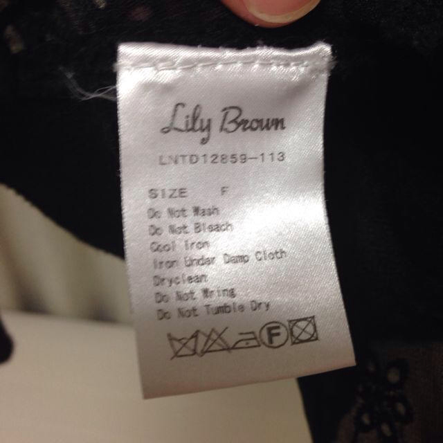 Lily Brown(リリーブラウン)のシフォン切り替え♡ニットプルオーバー レディースのトップス(ニット/セーター)の商品写真