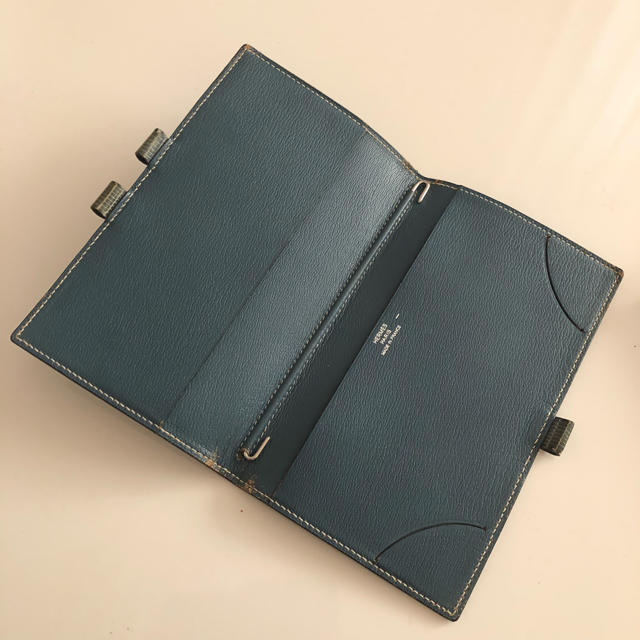 Hermes(エルメス)の本物☆エルメスのリザード手帳☆中古 メンズのファッション小物(手帳)の商品写真