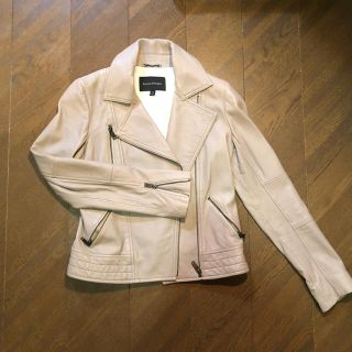 バナナリパブリック(Banana Republic)の【超美品】ラムレザー  本革 ライダース バナリパ (ライダースジャケット)