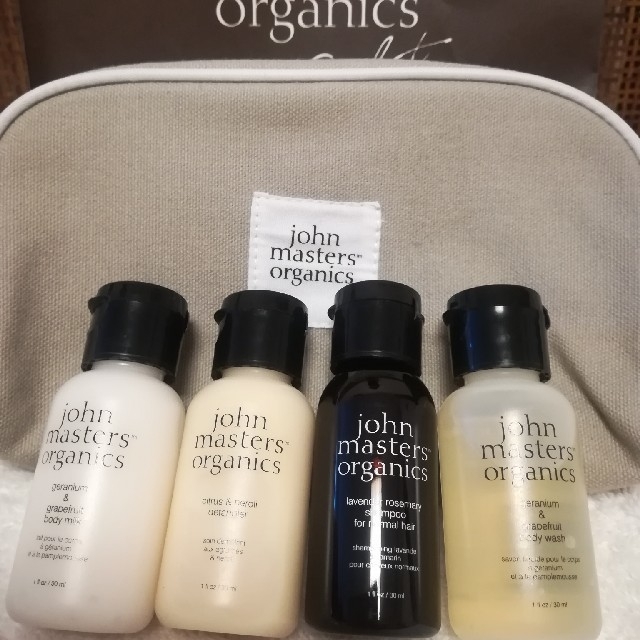 John Masters Organics(ジョンマスターオーガニック)のジョンマスターオーガニック　トラベルケアキット コスメ/美容のキット/セット(サンプル/トライアルキット)の商品写真