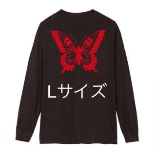 ジーディーシー(GDC)のGirls Don't Cry LS TEE ロンＴ バタフライ Lサイズ(Tシャツ/カットソー(七分/長袖))