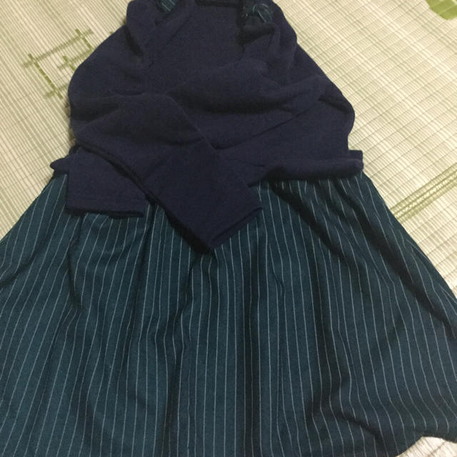 ワンピース     ひざ丈ぐらい キッズ/ベビー/マタニティのキッズ服女の子用(90cm~)(ワンピース)の商品写真