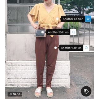 アナザーエディション(ANOTHER EDITION)のパンツ(カジュアルパンツ)