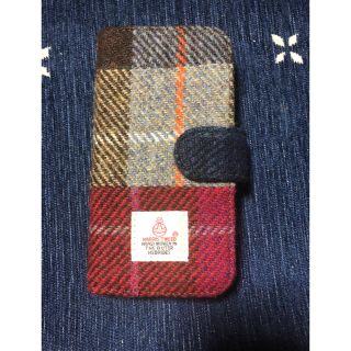 ハリスツイード(Harris Tweed)のハリスツイード 手帳型ケース(iPhoneケース)