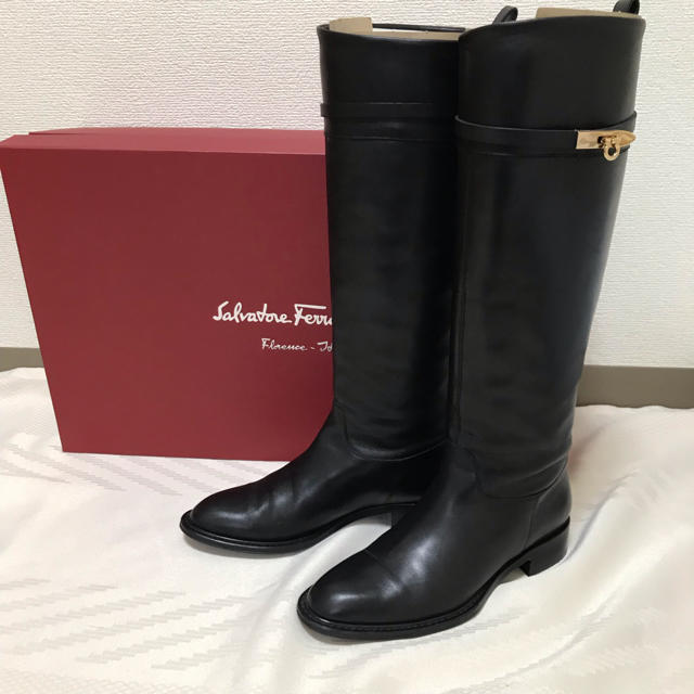 Salvatore Ferragamo - フェラガモ ロングブーツ 6C 23〜23.5の通販 by Ann's shop｜サルヴァトーレ