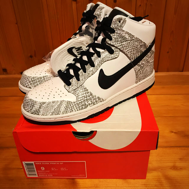 27.5cm NIKE DUNK PRM HI SP 黒蛇-