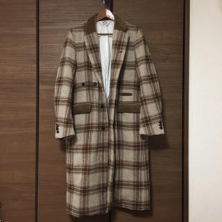 サンシー(SUNSEA)のSUNSEA 16aw wool check coat(チェスターコート)