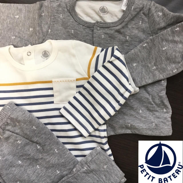 PETIT BATEAU(プチバトー)の【スオミ様専用】12m キッズ/ベビー/マタニティのベビー服(~85cm)(シャツ/カットソー)の商品写真