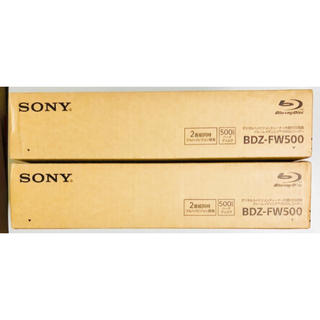 ソニー(SONY)の2台 SONY HDD 500GB (チューナー×2)　BDZ-FW500(ブルーレイレコーダー)