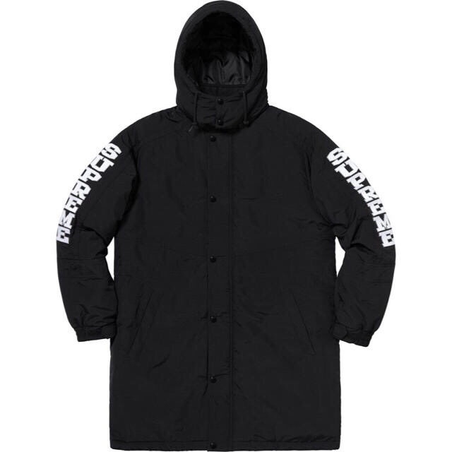 Supreme(シュプリーム)のSupreme SIeeve Logo Sideline Parka Lサイズ メンズのジャケット/アウター(ダウンジャケット)の商品写真