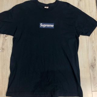 シュプリーム(Supreme)のsupremeヤンキース BOXロゴTシャツ紺 XL(Tシャツ/カットソー(半袖/袖なし))