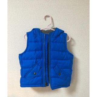 ベビーギャップ(babyGAP)のGAP ダウンベスト サイズ80 ブルー(ジャケット/コート)