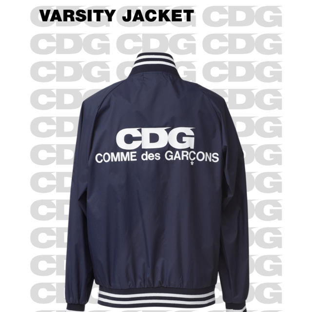 COMME des GARCONS(コムデギャルソン)の【新品未使用】CDGコムデギャルソンVARSITYJACKETジャケットcdg メンズのジャケット/アウター(ナイロンジャケット)の商品写真