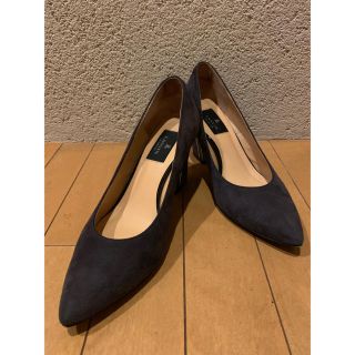 ランバンコレクション(LANVIN COLLECTION)の【LANVIN】チャンキーヒール  パンプス(25cm)(ハイヒール/パンプス)