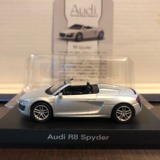 アウディ(AUDI)の1/64 京商 アウディ Ｒ8 スパイダー(ミニカー)