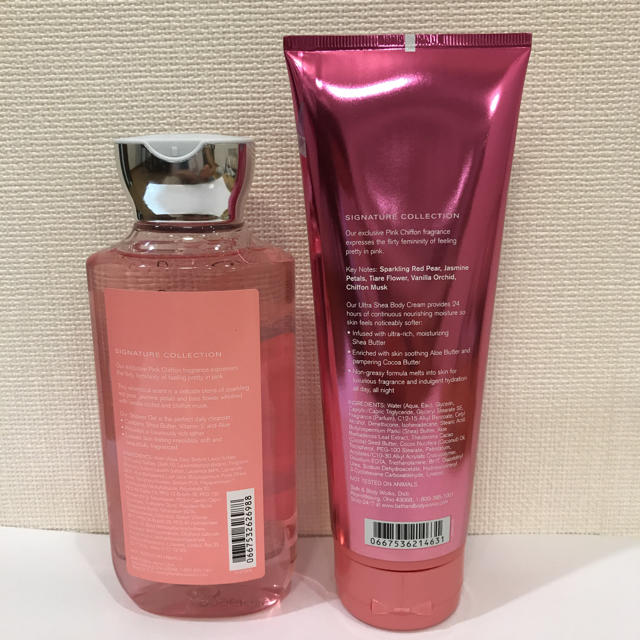 Bath & Body Works(バスアンドボディーワークス)のBath & Body Works ピンクシフォン コスメ/美容のボディケア(ボディソープ/石鹸)の商品写真