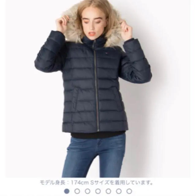 経典 HILFIGER TOMMY - ダウンコート トミーヒルフィガー ダウン 卸し売り購入 ☆ イタリアインディペンデント ダウンジャケット ブラック ダウン M 伊製 ダウンジャケット