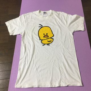 ニッシンショクヒン(日清食品)のチキンラーメン ひよこちゃん Tシャツ グンゼ  レディースＭ(キャラクターグッズ)