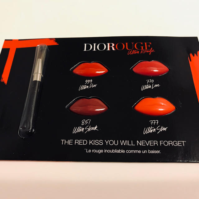 Christian Dior(クリスチャンディオール)の新品  未開封 Diorルージュサンプル コスメ/美容のベースメイク/化粧品(口紅)の商品写真