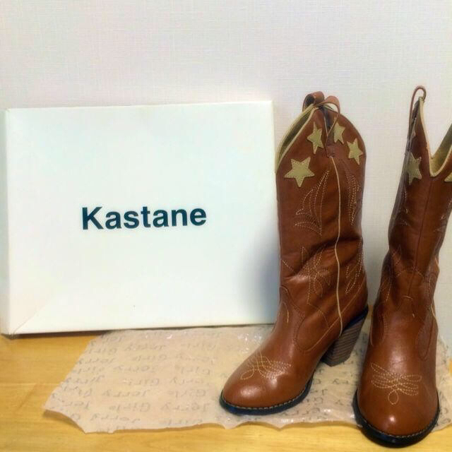 Kastane(カスタネ)のkastane ウエスタンブーツ レディースの靴/シューズ(ブーツ)の商品写真