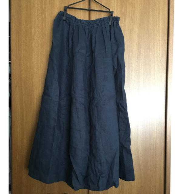 MUJI (無印良品)(ムジルシリョウヒン)の無印良品☆フレンチリネンマキシスカート レディースのスカート(ロングスカート)の商品写真