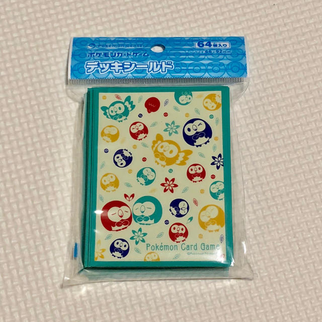 ポケモン - ポケモンカード デッキシールド 和柄 モクローの通販 ポケモン - ポケモンカード デッキシールド 和柄 モクローの通販