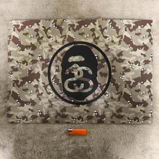 アベイシングエイプ(A BATHING APE)のエイプ ステューシー 限定コラボ ショッパー サイズ大 ショ袋 超希少(その他)