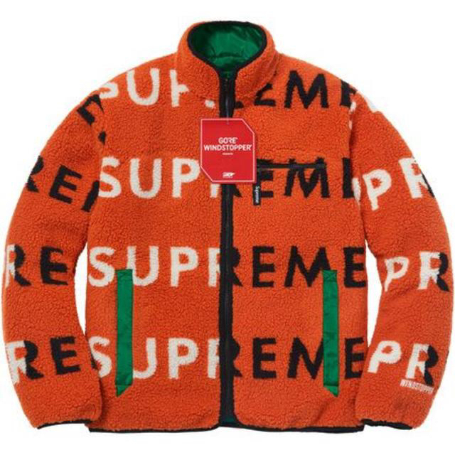 Supreme(シュプリーム)の正規品 Supreme Reversible Logo Fleece Mサイズ メンズのジャケット/アウター(その他)の商品写真