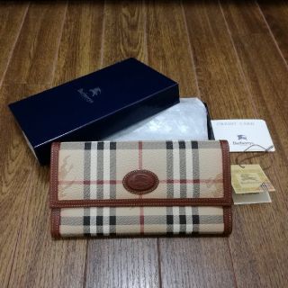 バーバリー(BURBERRY)のバーバリー BURBERRY  ノバチェック 長財布 新品 未使用(財布)