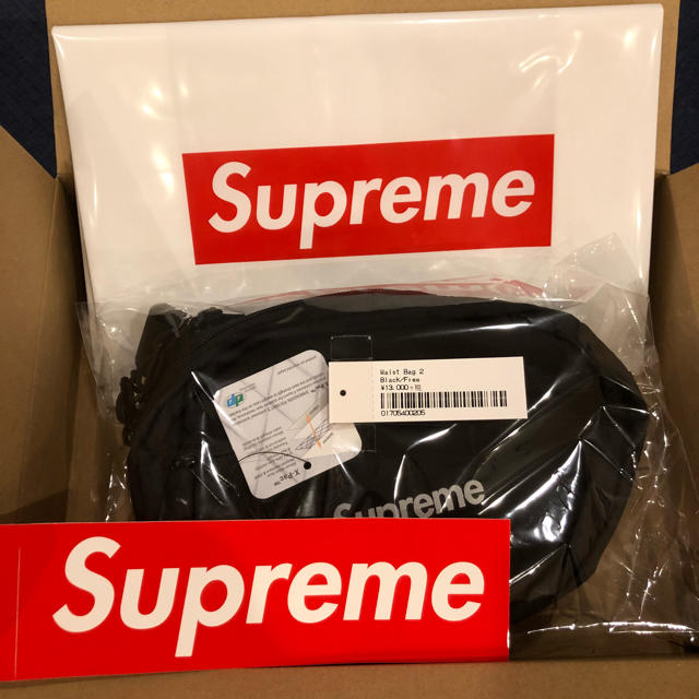 supreme 2018 aw week1 waist bag black