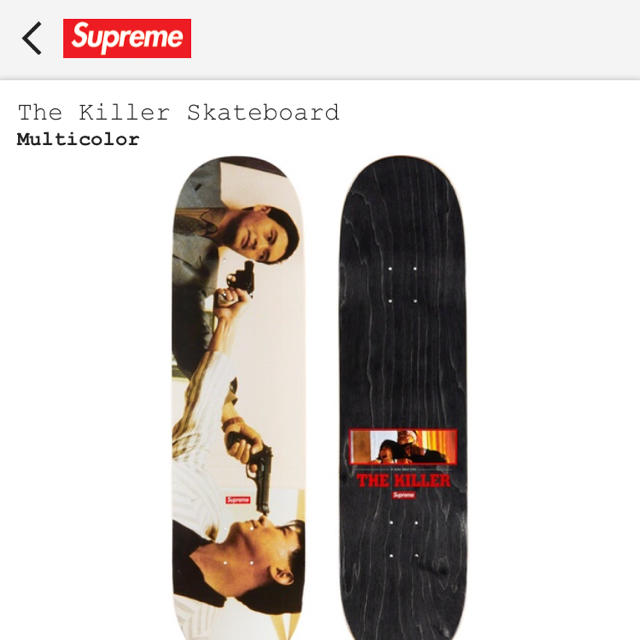 Lin様専用SUPREME the killer skateboard デッキ-