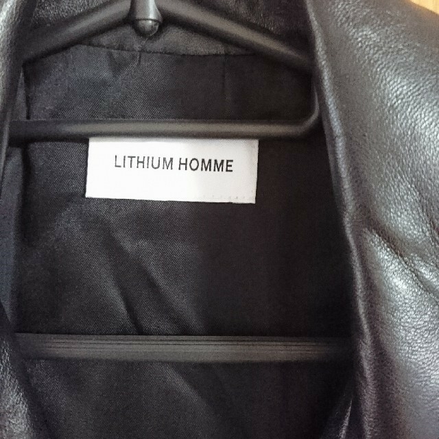 LITHIUM HOMME(リチウムオム)の再値下げ！リチウムオム　ダブルライダース メンズのジャケット/アウター(ライダースジャケット)の商品写真