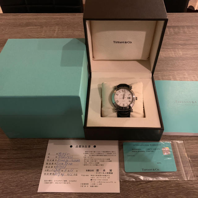 高質 Co.  Tiffany アトラスジェント 腕時計(アナログ) 