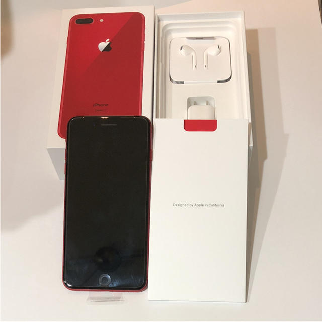 Apple(アップル)のiPhone8Plus♡RED 未使用品 スマホ/家電/カメラのスマートフォン/携帯電話(スマートフォン本体)の商品写真