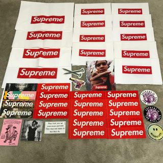 シュプリーム(Supreme)の新品 シュプリーム ステッカー 26枚 ショッパー 13枚 ノベルティー セット(その他)