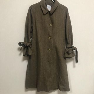 ジェイダブリューアンダーソン(J.W.ANDERSON)のUNIQLO JWANDERSON ツイードコート ダークブラウン(ロングコート)