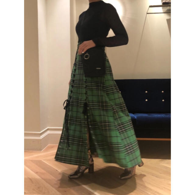 SNIDEL(スナイデル)のスナイデル❤️チェックロングスリットスカート レディースのスカート(ロングスカート)の商品写真