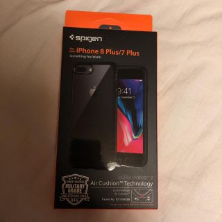 シュピゲン(Spigen)の新品 spigen iPhone 8Plus 7Plus クリアスマホケース (iPhoneケース)